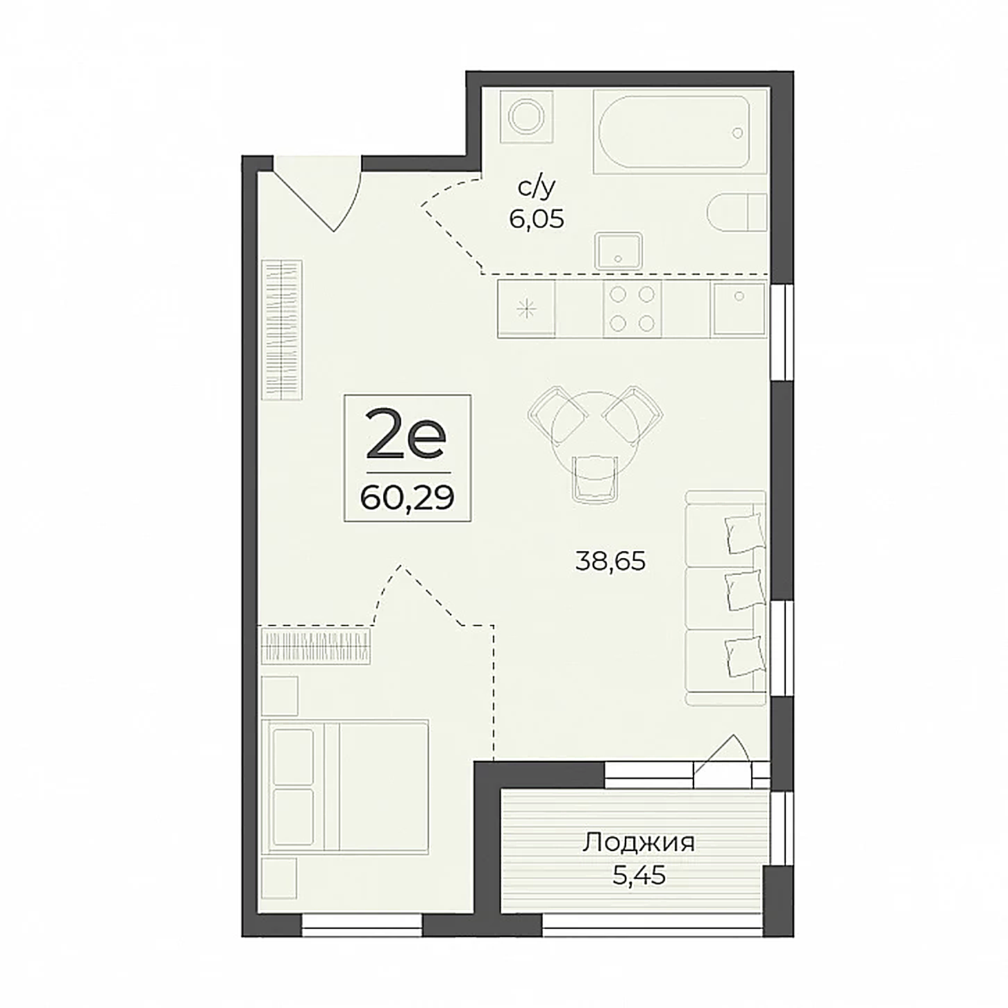 2-комнатная